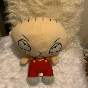 Stewie Griffin Plush Toy - Red and Gray